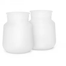 Silikoonist pudelikott Suavinex Zero Zero Replacement Bag, 2x180 ml, valge