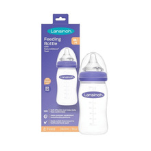 Lutipudel Lansinoh Momma 75440, 3 kuud, 240 ml, läbipaistev/violetne