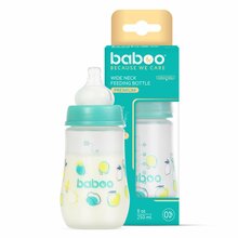 Koolikutevastane lutipudel Baboo, laia kaelaga, Lagoon Fiesta, 250 ml, 3+ kuud