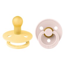 Lutipudelite komplekt BIBS Colour Pale Butter/Petal 0-6 kuud, 2 tk