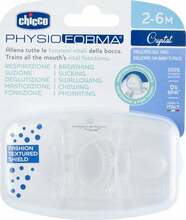 Luttide komplekt Chicco Physio Crystal 2-6 kuud, läbipaistev, 2 tk
