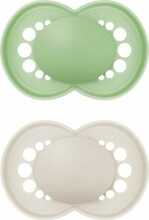 Lutt MAM Original 16+ kuud, valge/roheline, 2 tk