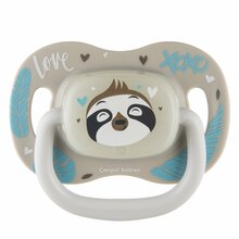 Silikoonlutt Canpol Babies Exotic Sloth 6-18 kuud, 34/921, sinine/hall