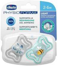 Lutt Chicco PhysioForma Light 2-6 kuud, 00071037210000, sinine, 2 tk