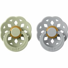 Lutid BIBS Boheme Sage/Cloud, 0-6 kuud, 2 tk