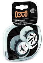 Silikoonlutt Lovi Salt & Pepper 3-6 kuud, 22/878, 2 tk