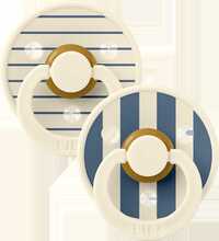 Lutid Bibs Studio Colour 0-6 kuud, 2 tk, sinine/ivory/steel blue