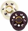 Lutt Bibs Colour Round Retro Bow 0-6 kuud, 2 tk
