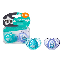 Silikoonlutt Tommee Tippee Anytime 6-18 kuud, 43354499, 2 tk
