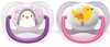 Lutt Philips Avent Ultra Air SCF080/06, 0-6 kuud, roosa/lilla, 2 tk