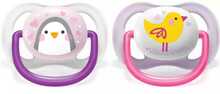 Lutt Philips Avent Ultra Air SCF080/06, 0-6 kuud, roosa/lilla, 2 tk