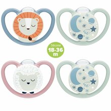 Lutt NUK Space Night 18-36 kuud, 2 tk