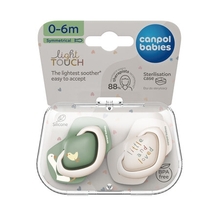 Silikoonlutt Canpol Babies GOOSE 0-6 kuud, 22/667, 2 tk