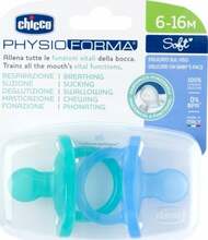 Lutt Chicco Physio Soft sinine 6-18 kuud, 2 tk