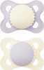 Lutt MAM Original 0660, 2-6 kuud, 2 tk, valge/lilla