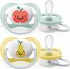 Lutt Philips Avent Ultra Air SCF080/17, 0-6 kuud, õun/virsik, 2 tk
