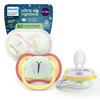 Lutt Philips Avent SCF376/25 Ultra Air Nighttime, 0-6 kuud, kollane/lilla, 2 tk