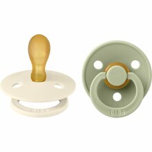 Lutt BIBS Colour Symmetrical Ivory/Sage 6-18 kuud, 2 tk