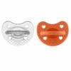 Silikoonlutt Chicco PhysioForma Soft Luxe 16-36 kuud, oranž, 2 tk
