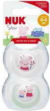 Lutt NUK Peppa 0-6 kuud, 2 tk