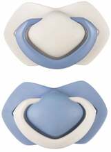 Silikoonlutt Canpol Babies Pure Color 6-18 kuud, 22/656, sinine, 2 tk