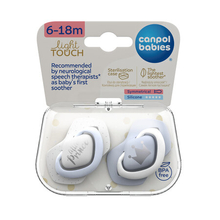 Silikoonist sümmeetriline lutt Canpol Royal Baby 6-18 kuud, 22/651blu, sinine, 2 tk