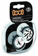 Silikoonist dünaamilised lutid Lovi Salt & Pepper 0-3 kuud, 2 tk, 22/877