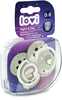 Dünaamiline silikoonlutt Lovi 22/929 Night&Day Hedgehog, 0-6 kuud, 2 tk
