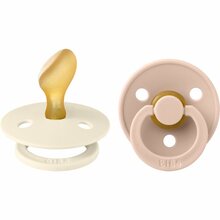 Lutt BIBS Colour Anatomical Ivory/Blush, 0-6 kuud, 2 tk