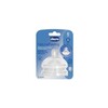 Silikoonist pudelilutt Chicco Natural Feeling 6m+, 2 tk