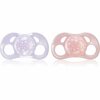 Lutt Twistshake Orthodontic 6m+, pastel pink/purple, 2 tk