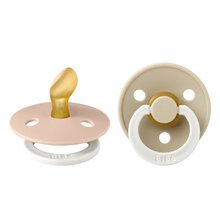 Lutid BIBS Anatomical Night 0-6 kuud, Vanilla/Blush, 2 tk