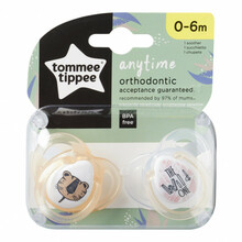 Silikoonlutt Tommee Tippee Anytime 0-6 kuud, 2 tk, 43335499