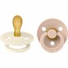 Lutt BIBS Colour Symmetrical Ivory/Blush, 0-6 kuud, 2 tk