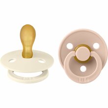 Lutt BIBS Colour Symmetrical Ivory/Blush, 0-6 kuud, 2 tk