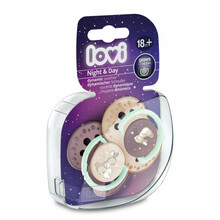 Lovi Night&Day Girl dünaamiline silikoonlutt 18+ kuud, 22/916, 2 tk, helepruun