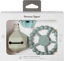 Silikoonlutt Tommee Tippee 433610 karbi ja närimisrõngaga, roheline