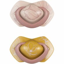 Lutt Canpol babies Light Touch Gold 6-18m, roosa, 2 tk