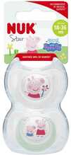 Lutt NUK Star Peppa Pig 18-36 kuud, 2 tk