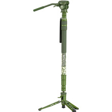 Monopood Sirui Monopod Video Set Pedal Version Camouflage CVM-145P + CT5X, roheline