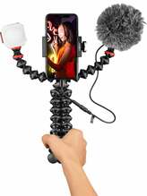 Telefonihoidiku komplekt Joby Gorillapod Mobile Vlogging Kit, JB01645-BWW, must/punane