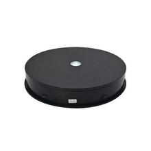 Elektriline pöörlev alus Puluz 360, must, 30 cm, LED valgustusega