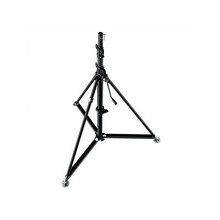 Statiiv Manfrotto SUPER WIND UP, teras, must, 387XBU