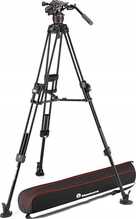 Statiiv Manfrotto Nitrotech 608 + 645 Fast Twin Alu Tripod, MVK608TWINFA