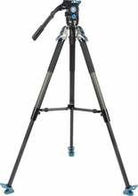 Statiiv Sirui Pro Video Tripod Kit Rapid SVT-75 Pro + Fluid Head SVH15