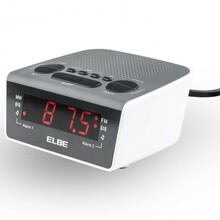 Raadioga äratuskell Elbe CR-932 AM/FM, valge