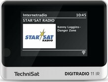 Raadio Technisat Digitradio 11 IR, must/hõbe