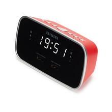 Raadiokell Aiwa CRU-19RD, must/punane