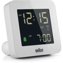 Digitaalne äratuskell Braun BC09-DCF, valge