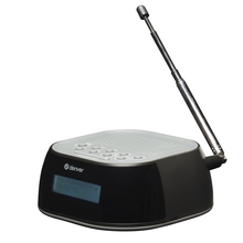 Raadioga äratuskell Denver CRD-506, must/hõbe